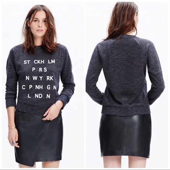 Madewell Tops - Madewell Tour Guide Sweatshirt Small